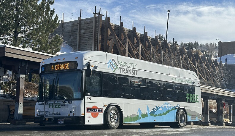 Electric vehicle message and branding for transit agencies